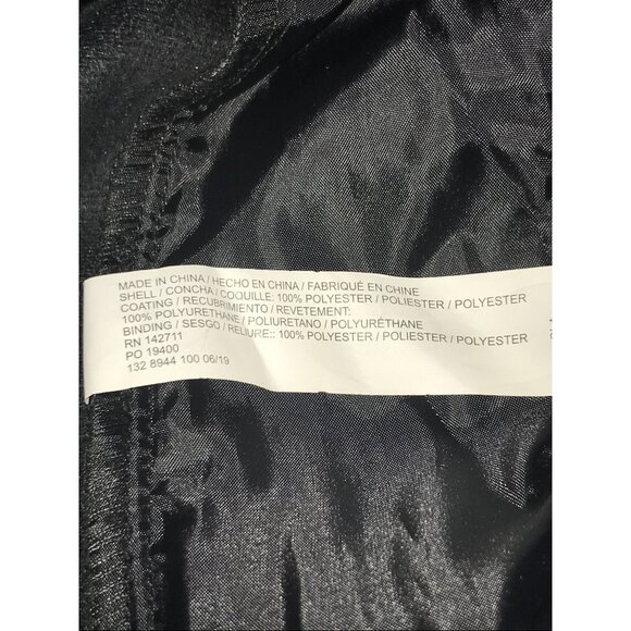 Eloquii Women's Black Plus Size Faux Leather Belted V Neck  Goth Glam Jumpsuit - Picture 10 of 10